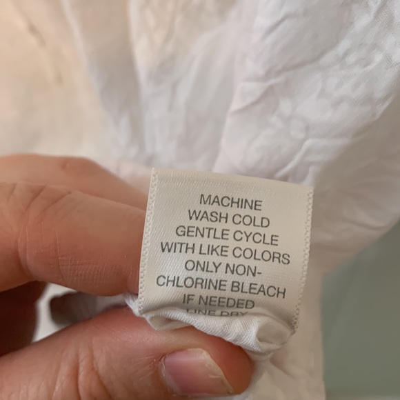 NWT Christopher and Banks White Zip Up Size Medium Petite - Picture 9 of 9